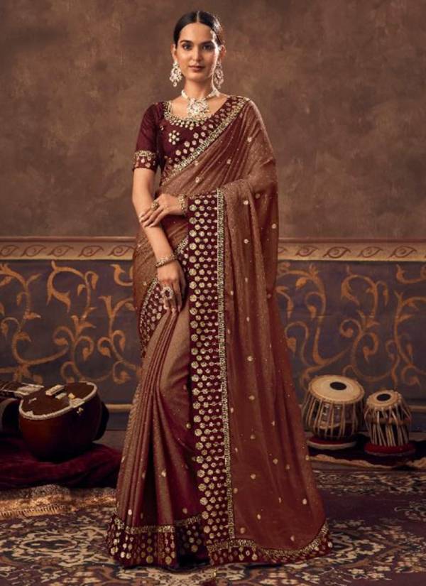 Nihaara Kavira New Latest Designer Ethnic Wear Chiffon Saree Collection